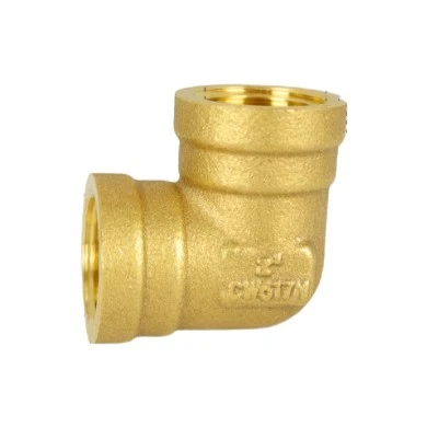 Brass 90-Degree Elbow Water Pipe Fitting