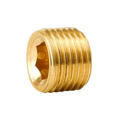 Brass Hex Pipe Plug