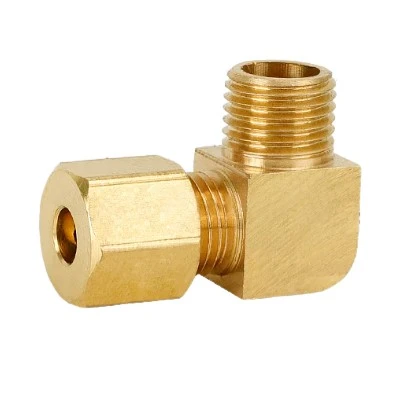 Brass Thickened High Pressure Marine Elbow Reducer 90-Degree Male Thread