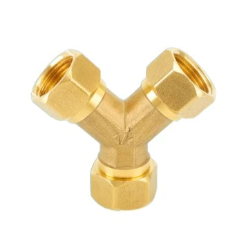 Brass Y-Type Female Thread Connector
