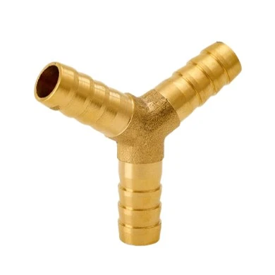 Brass Y-Type Hose Barb Connector