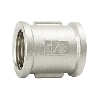 Electroplated Brass Double Female Connector