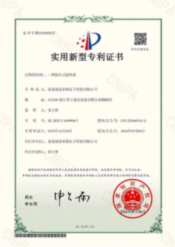 Our Certificate