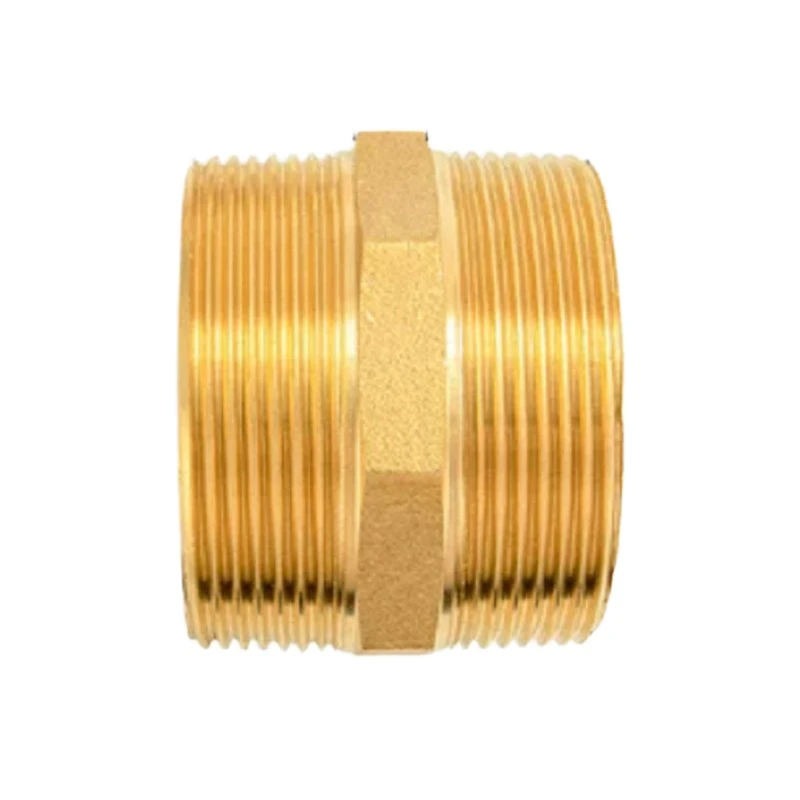 Brass Thickened Double Male Thread Extension Adapter