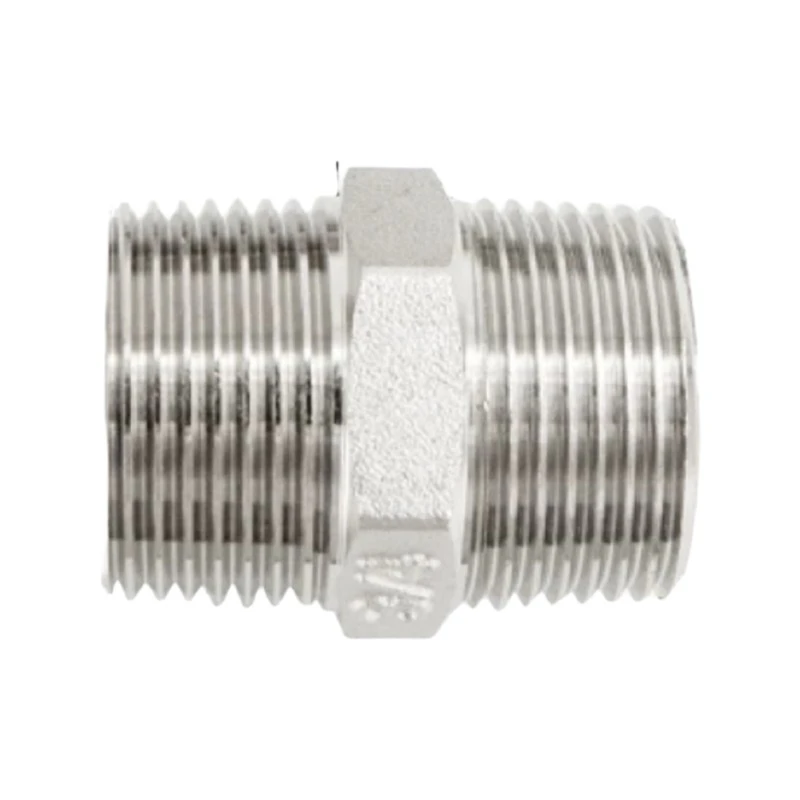 Electroplated Brass Double Male Thread Extension Adapter