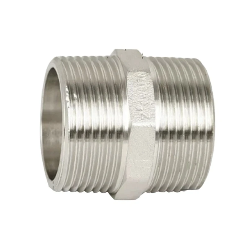 Electroplated Brass Double Male Thread Extension Adapter