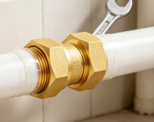 Brass Double Internal Thread Flexible Joint