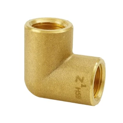 Brass Double Threaded 90-Degree Elbow Joint