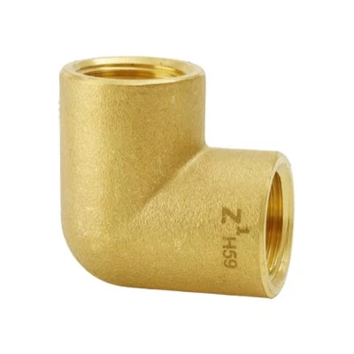 Brass Double Threaded 90-Degree Elbow Joint