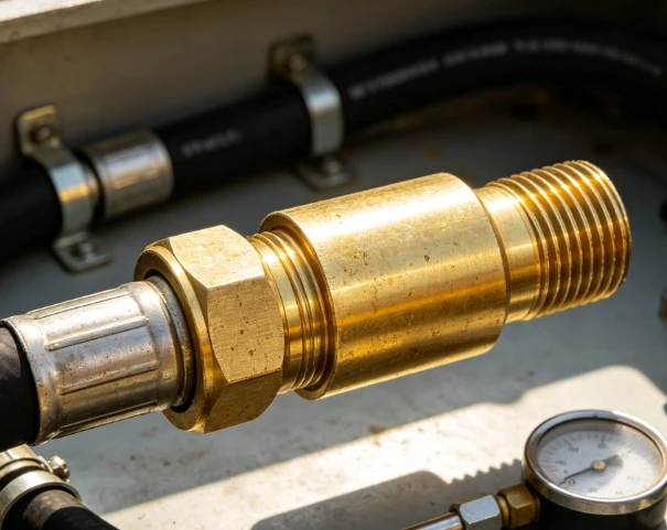 Brass Ferrule Compression Tee Connector