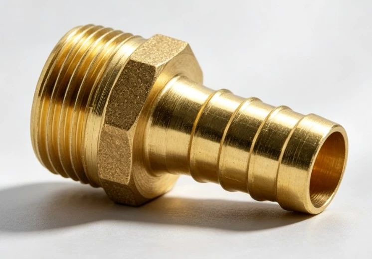 Brass Hose Barb Quick Connector