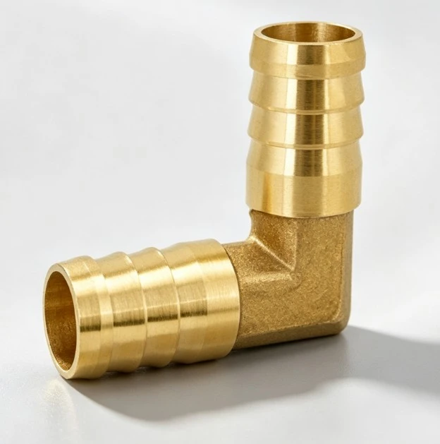 Brass L Type Hose Barb Connector