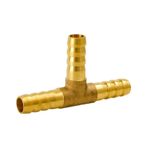 Brass T Type Hose Barb Connector