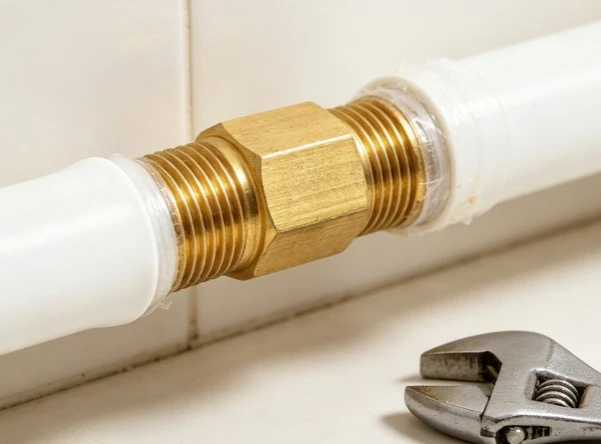 Brass Thickened Double Female Connector