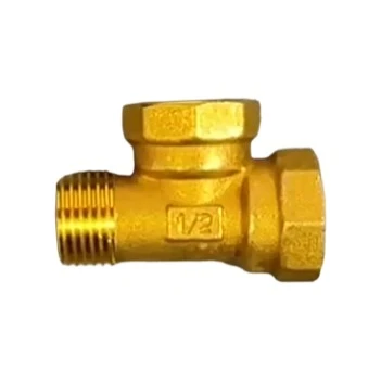 Brass Three Way Male Female Thread Connector