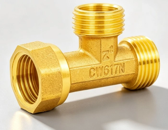 Brass Three Way Male Female Union Connector