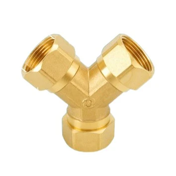Brass Y Type Female Thread Connector