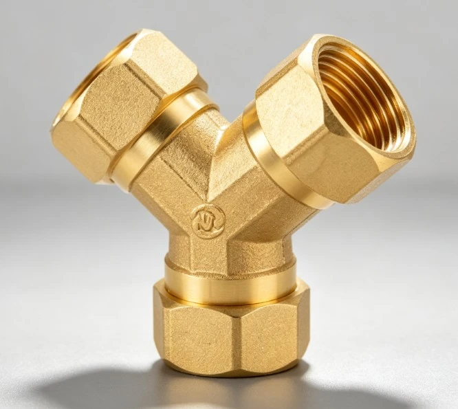 Brass Y Type Female Thread Connector