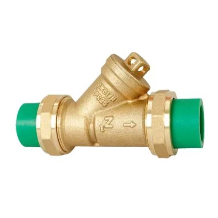 Brass Y Type Filter Male Thread Connector