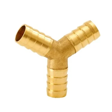 Brass Y Type Hose Barb Connector