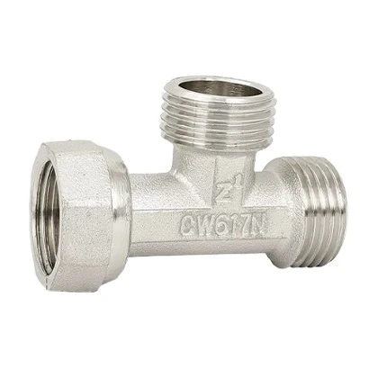 Brassfaucet Water Splitter Tee