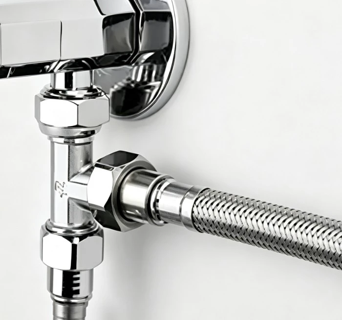 Brassfaucet Water Splitter Tee