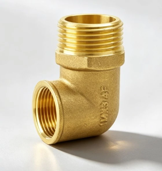 Copper Threaded Reducer Adapter With Internal And External Threads