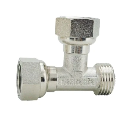Electroplated Brass Three Way Male Female Union